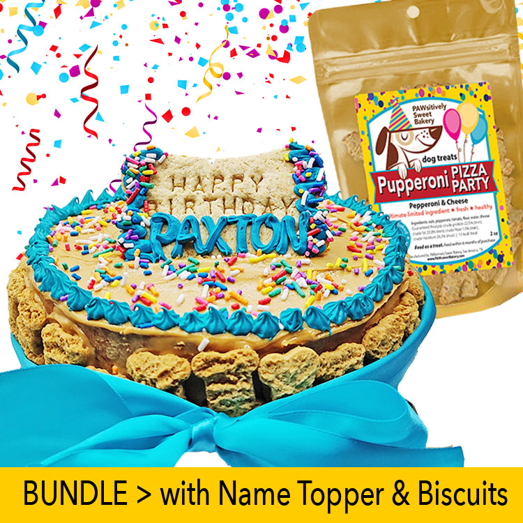 7" Dog Party Cake