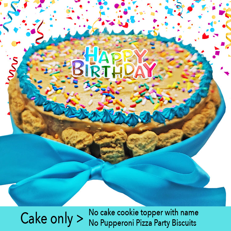 7" Dog Party Cake