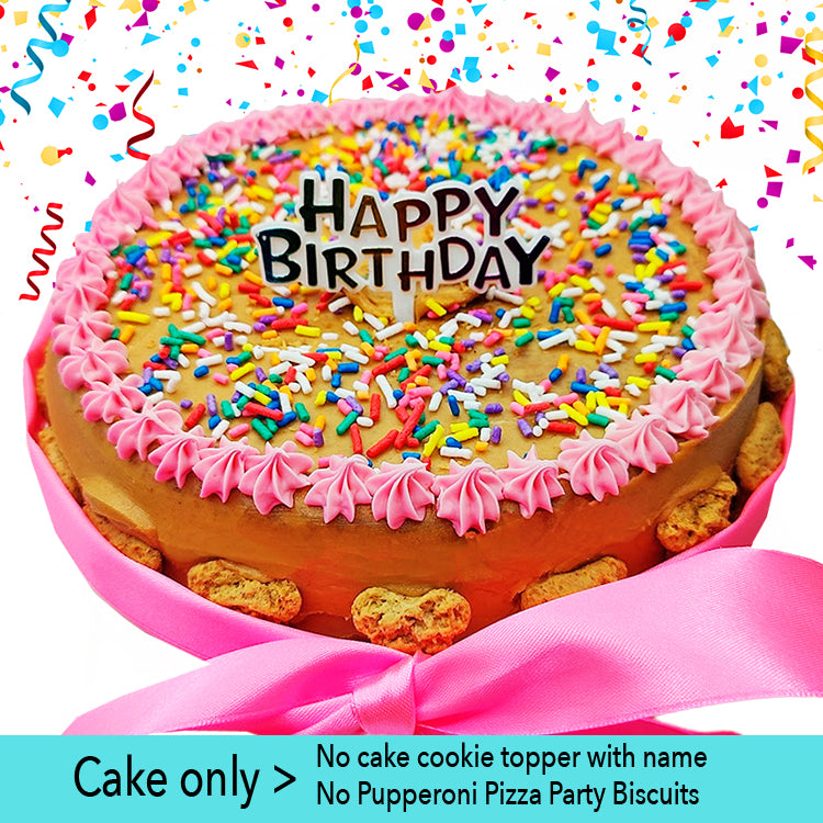 7" Dog Party Cake
