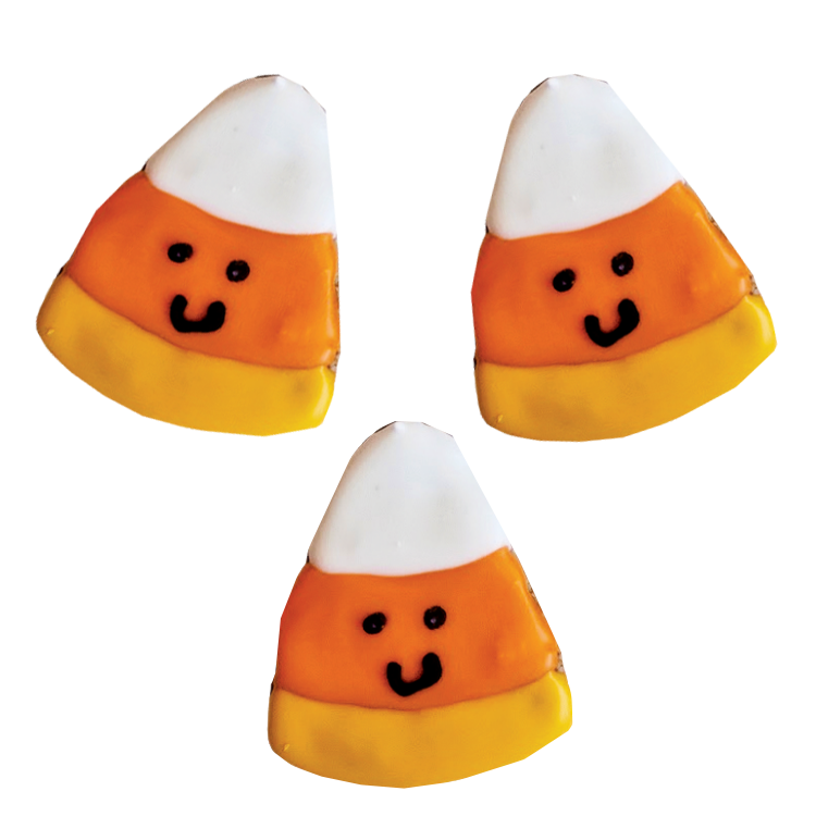 Candy Corn Dog Cookies