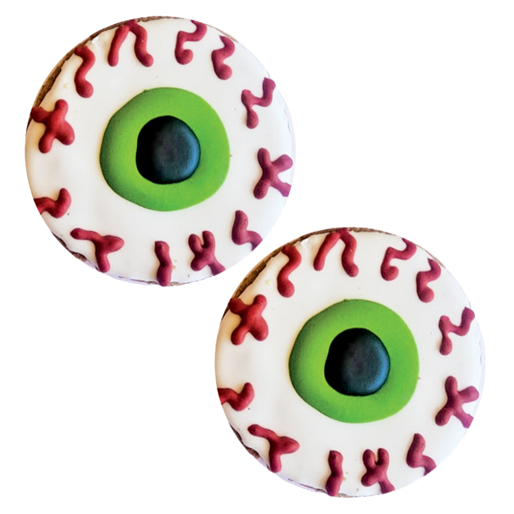 Eyeball Dog Cookies