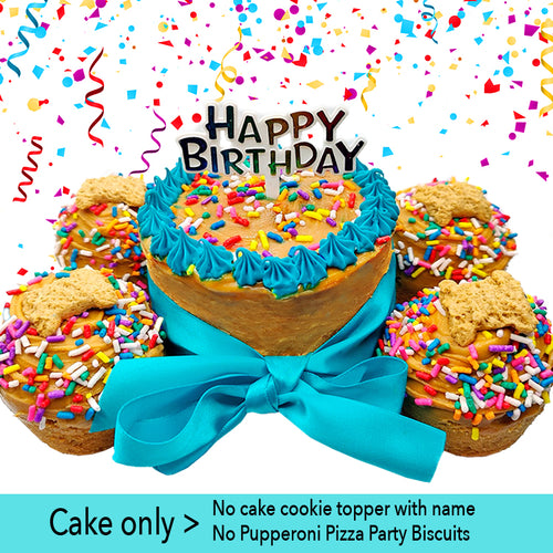 3″ Mini Cake + Cupcakes Dog Party Pack
