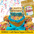 3″ Mini Cake + Cupcakes Dog Party Pack