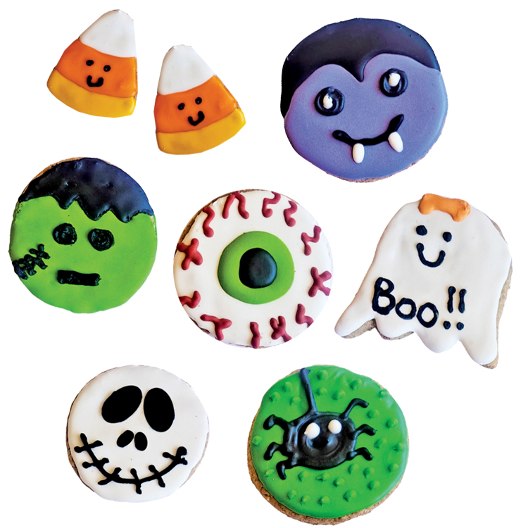Halloween Dog Cookies Set