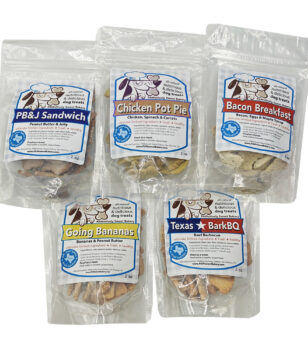 dog biscuit 5 flavors sample pack