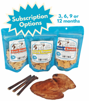 natural dog treats subscription box