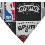 Spurs Black/Silver Pet Bandana