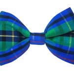 St. Patrick's Day Blue & Green Dog Bowtie / Bow