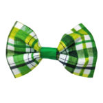St. Patrick's Day Plaid Dog Bowtie / Bow