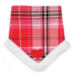 Valentine's Day Beau Plaid Pet Bandana