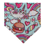Unicorns & Rainbows Kawaii Pet Bandana
