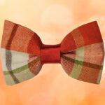 Fall Harvest Thanksgiving Pet Bow / Bow Tie