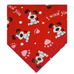 Valentine's Day "I Woof You" Dog/Pet Bandana
