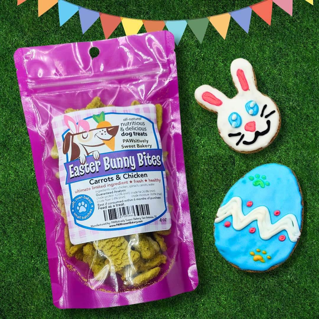 easter dog treats and cookies