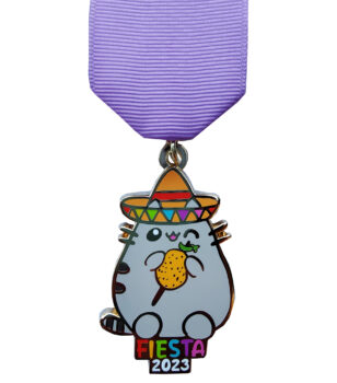 2023 pusheen cat fiesta medal