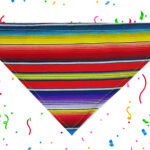 fiesta sarape dog bandana by pawsitively sweet bakery