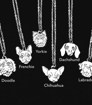 dog necklaces for dog lover gift by paw sweet dog bakery