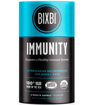 Bixbi Immunity Mushroom supplement at PAWstively Sweet Bakery