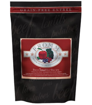 Fromm Four Star Grain Free Beef Frittata Dog dry food available at PAWsitively Sweet Bakery