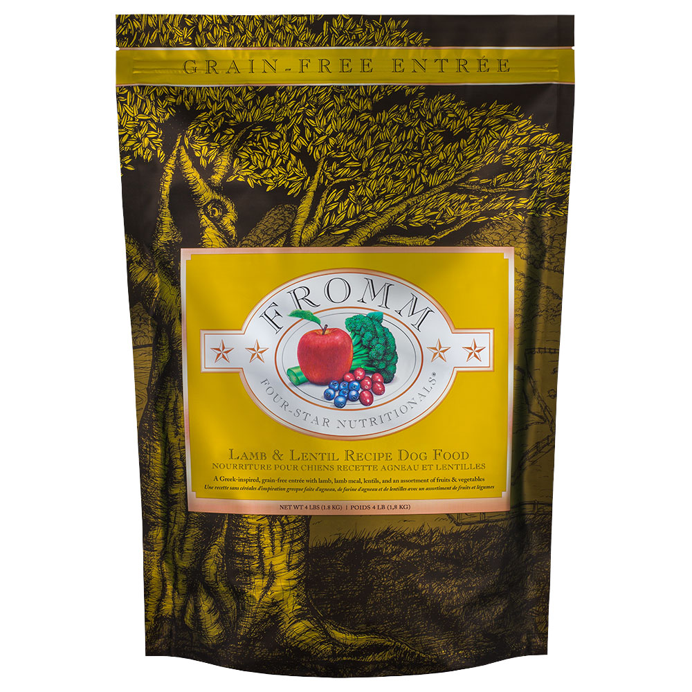 Fromm Four Star Grain Free Lamb dry food available at PAWsitively Sweet Bakery