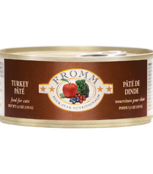Fromm Four Star Turkey Pate wet cat food available at PAWsitively Sweet Bakery