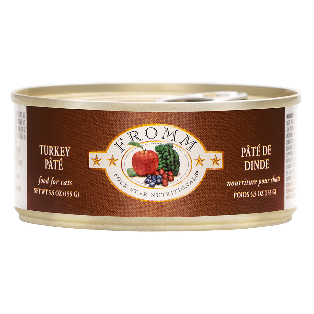 Fromm Four Star Turkey Pate wet cat food available at PAWsitively Sweet Bakery