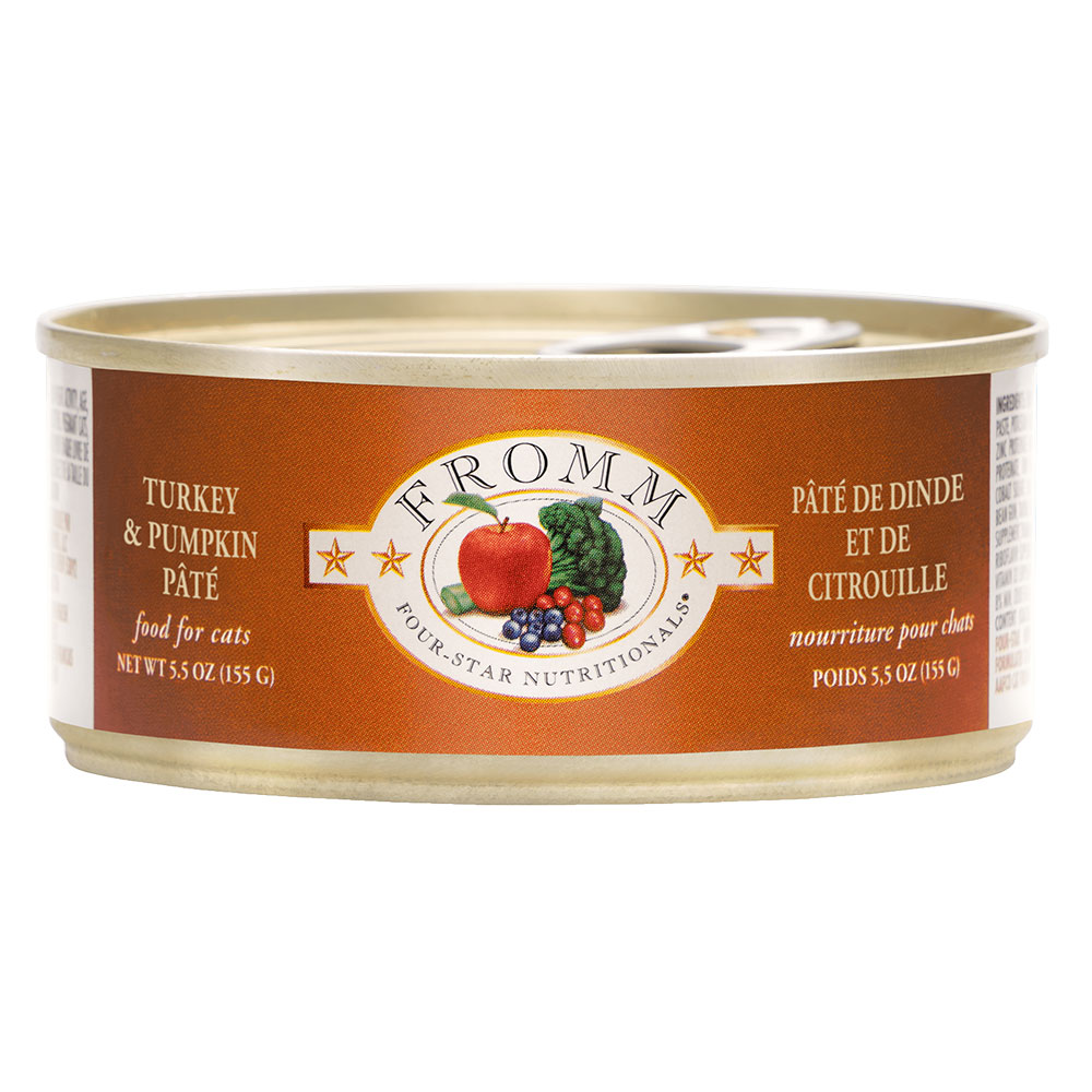 Fromm Four Star Turkey Pumpkin Pate wet cat food available at PAWsitively Sweet Bakery
