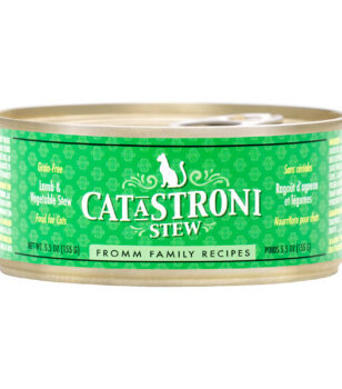 Fromm Cat-a-Stroni Lamb wet cat food available at PAWsitively Sweet Bakery