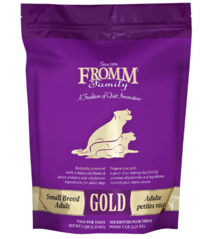 Fromm Gold Adult Small Breed Dog dry food available at PAWsitively Sweet Bakery