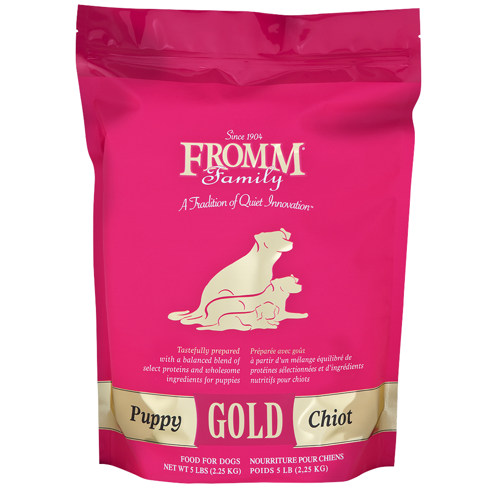 Fromm Gold Puppy dry food available at PAWsitively Sweet Bakery