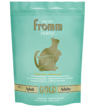 Fromm Gold Adult Cat dry food available at PAWsitively Sweet Bakery