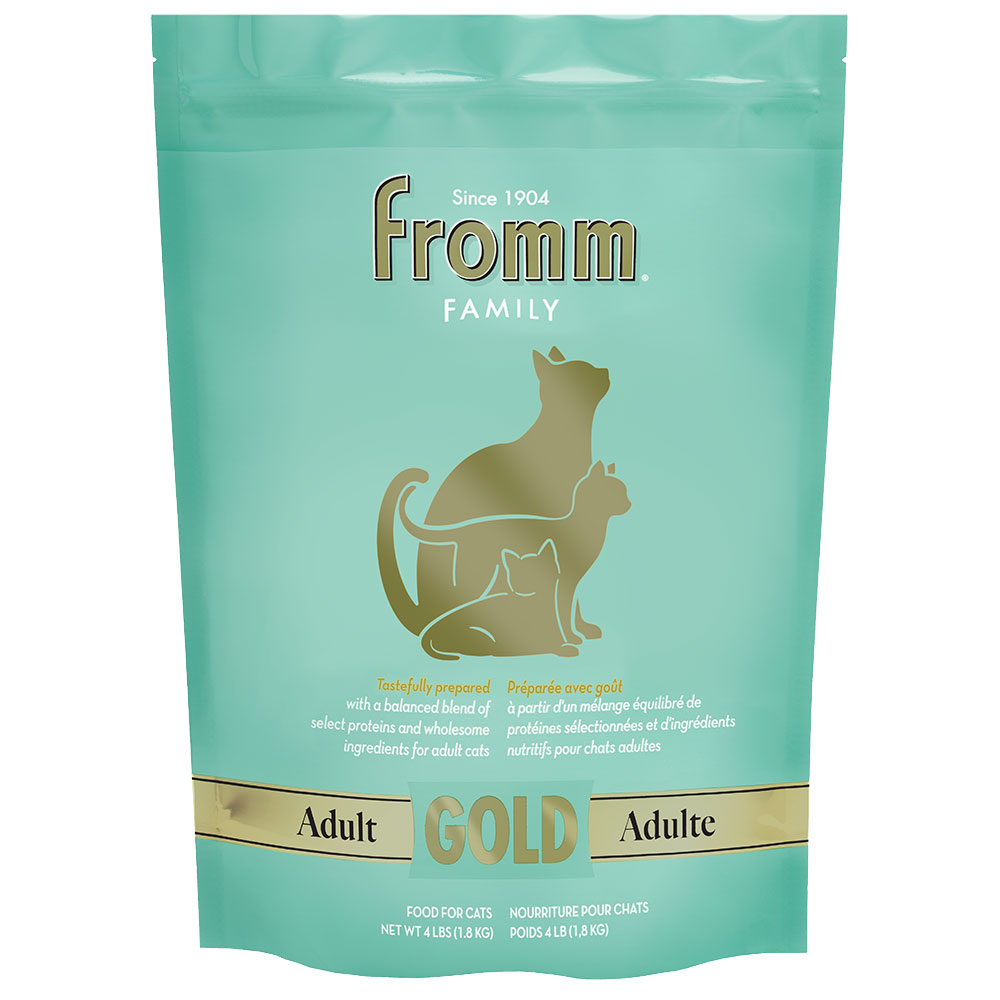 Fromm Gold Adult Cat dry food available at PAWsitively Sweet Bakery