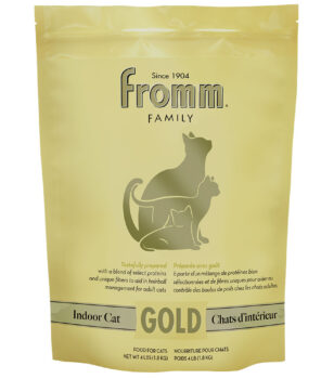 Fromm Gold Indoor Cat dry food available at PAWsitively Sweet Bakery