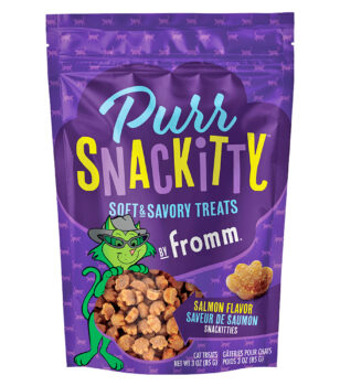 Fromm PurrSnackity Salmon cat treats available at PAWsitively Sweet Bakery