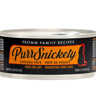 Fromm PurrSnickety Chicken wet cat food available at PAWsitively Sweet Bakery