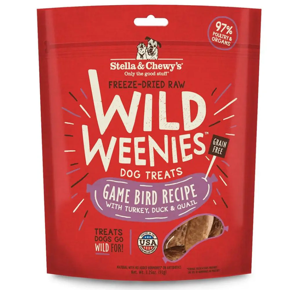 Stella and Chewy Game Bird dog treats available at PAWsitively Sweet Bakery