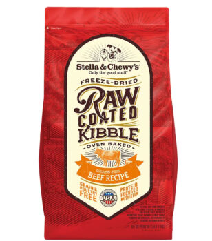 Stella and Chewy Raw Coated Kibble Dog Food available at PAWsitively Sweet Bakery