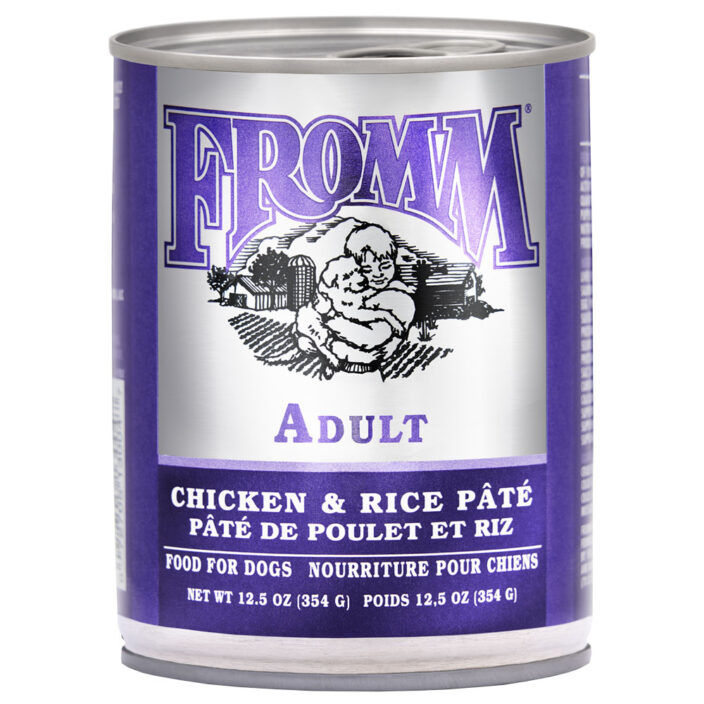 fromm classic chicken and rice wet dog food