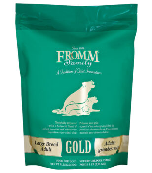 fromm large breed dog food at pawsitively sweet bakery