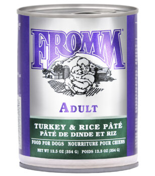 fromm classic adult turkey and rice wet dog food