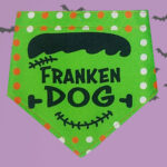 "Frankendog" Halloween Dog Pet Bandana