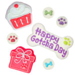 girl pink gotcha day cookies
