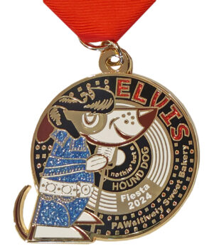 Elvis Hound Dog Fiesta Medal 2024