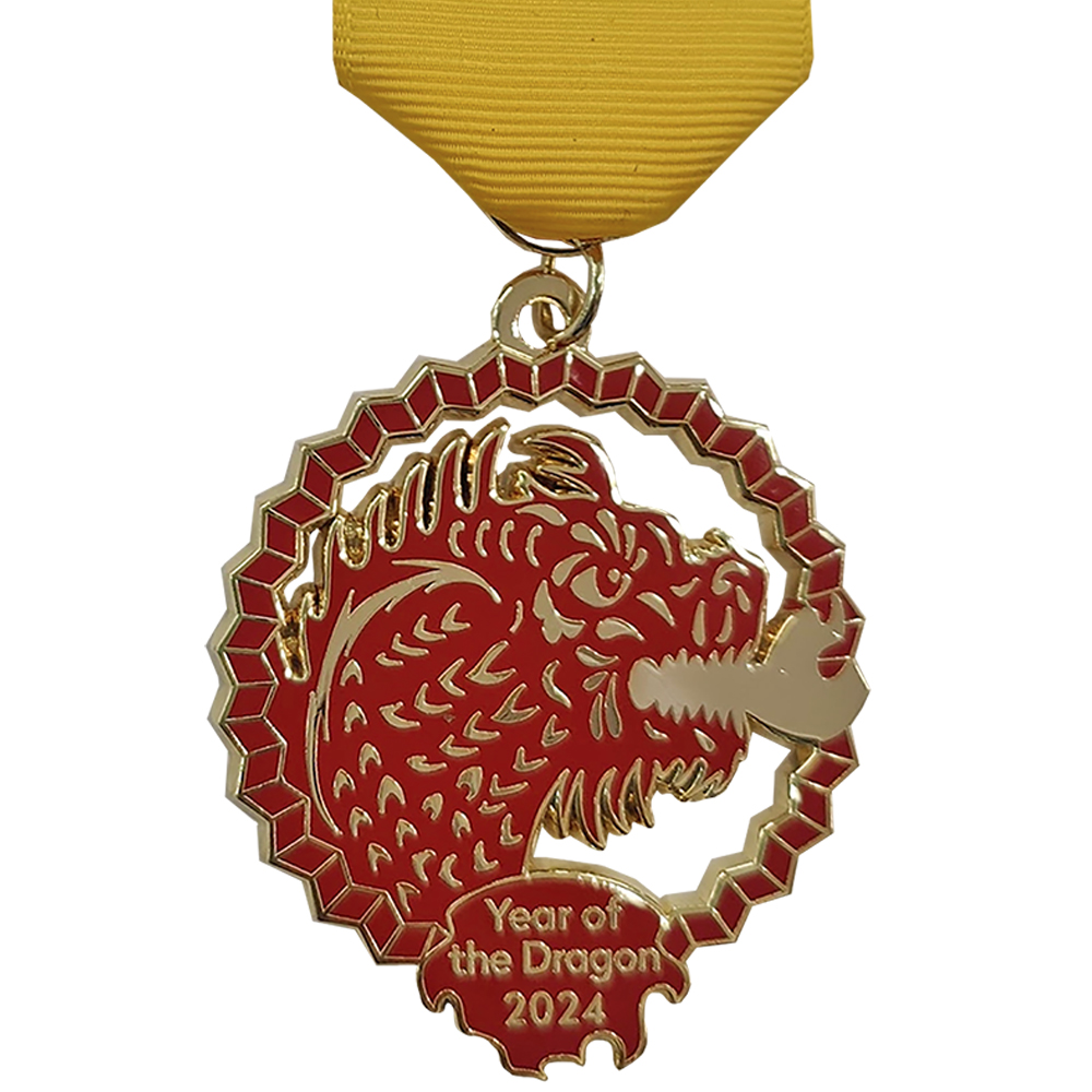 Year of the Dragon Fiesta Medal 2024