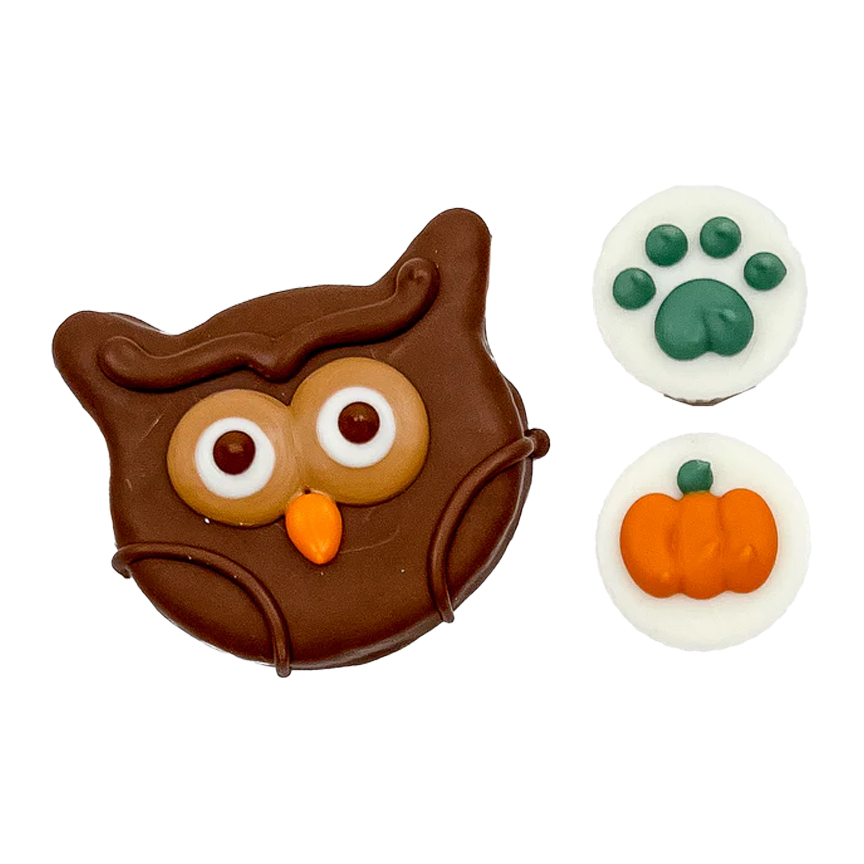 owl dog cookies