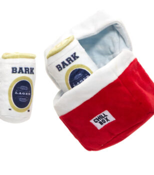 Bark Beer Chill Box dog toy