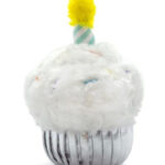 Silver Dog Cupcake Plush toy