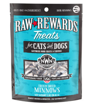 Freeze dried minnows for dogs and cats