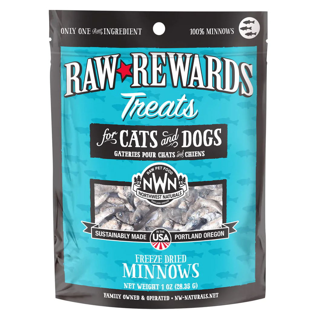Freeze dried minnows for dogs and cats