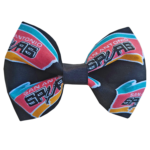 spurs retro logo dog bow tie